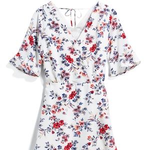 Skies are Blue - Gwendolyn Faux Wrap Dress